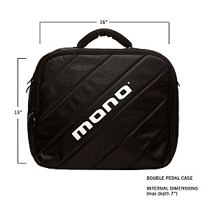 MONO Double Pedal Case, Black
